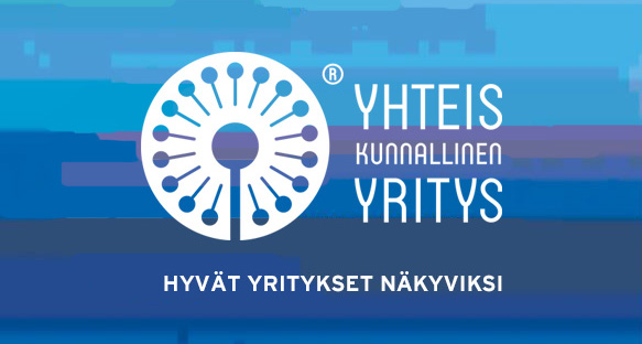 Suomalaisen työn liiton logo, jossa lukee Yhteiskunnallinen yritys, hyvät yritykset näkyviksi.